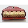 Jeu ancien Poker d'As 5 dés etui en cuir lot de dé vintage jeux de société