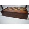Grand Coffret jeux ancien Tric Trac Jacquet Backgammon Echecs Dames Echec dame plateau échiquier