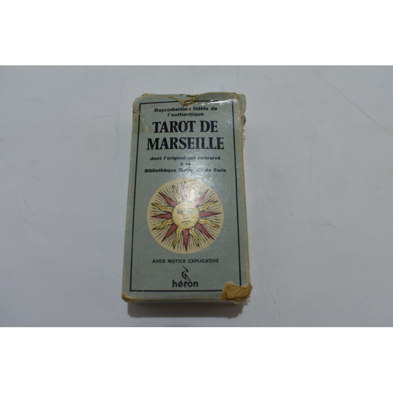 Ancien Tarot de Marseille Edition Heron Reproduction Conver 1761 Boechat jeux de cartes cartomancie jeu
