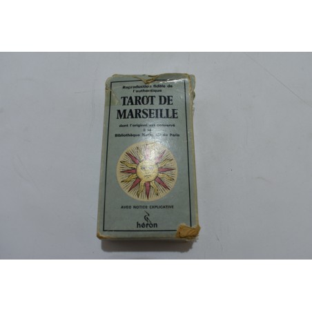 Ancien Tarot de Marseille Edition Heron Reproduction Conver 1761 Boechat jeux de cartes cartomancie jeu