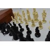 Coffret jeu d'échecs vintage bakélite chevalier toscan florentin jeux de société échec