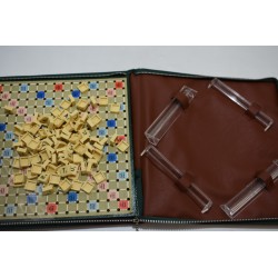 Scrabble Voyage de luxe Edition Habourdin jeu de société compétition duplicate vintage spear's game prestige