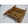 Ancienne Petite chaise pliante en bois pour enfant jouet jeu maison de poupée