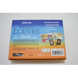 Enquete au Louvre Escape Box jeu de société jeux Grund diamant volé couronne Napoléon