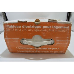 Merlin Gerin Neuf Tableau Electrique pour Logement déjà câblé 3 interrupteurs différentiel disjoncteur électricité