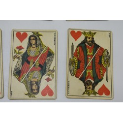 Coffret Bois Boite a jeux CHERON PARIS Tabletier du Roi 55 Rue Nve des Pts Champs