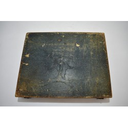 Coffret Bois Boite a jeux CHERON PARIS Tabletier du Roi 55 Rue Nve des Pts Champs