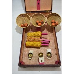 Basket ball de salon jeu de comptoir ancien jeu sportif d'interieur adresse Ecalado