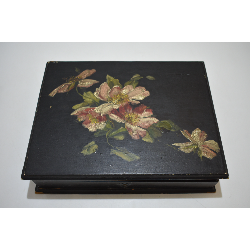 Boite de mises coffret a jeux ancien jeu nouveaux reunis jetons plaques poker dés cartes paris napoleon