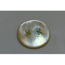 Jeton de Casino Nacre Symbole Dollars Jetons mises paris jeux de cartes a jouer