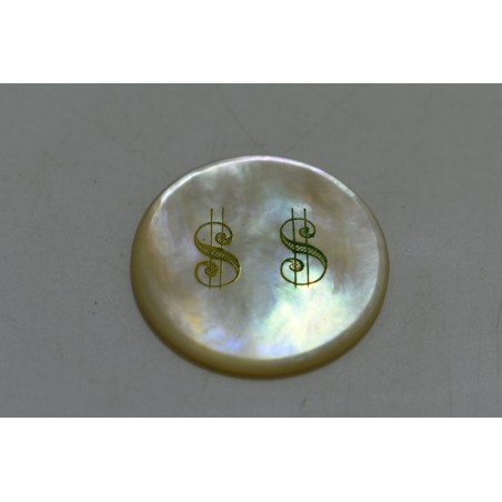 Jeton de Casino Nacre Symbole Dollars Jetons mises paris jeux de cartes a jouer