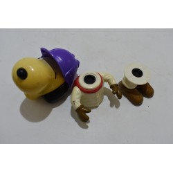 Snoopy jouet Mc Donald en 3 parties jeu figurine vintage retro kit jeux mc do happy meal