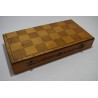 Jeu d'echecs ancien epoque sovietique URSS russie pays de l'est jeux échec coffret bois plateau échiquier