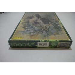 Fame Puzzles 1000 pieces neuf jeu Chiens fleurs casse tete jeux de société
