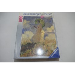 Puzzle La femme a L'ombrelle Claude Monet 1000 Neuf Edition Ravensburger jeu de société jeux