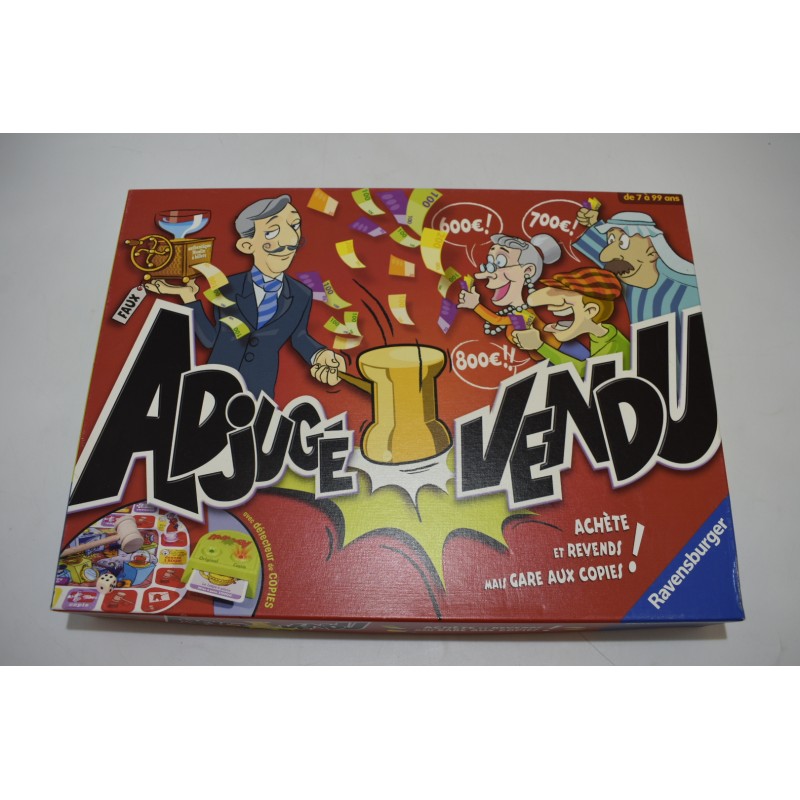 Adjugé Vendu Edition Ravensburger jeu de société jeux