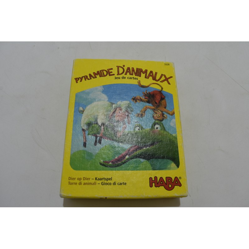Pyramide D'animaux Edition haba jeu de société jeux de cartes a jouer crocodile