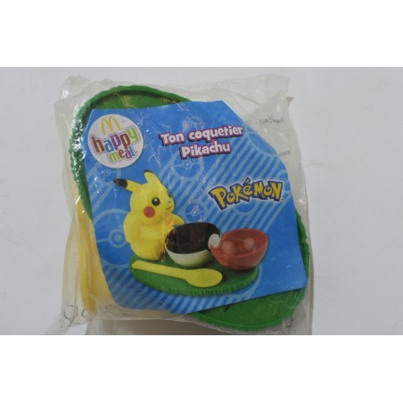 Neuf jouet Pokémon 2015 Happy Meal Ton Coquetier Pikachu figurine Mc do McDonald's nintendo  jeu