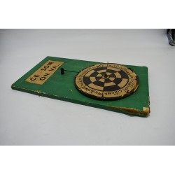 Ce soir on va .. Roulette murale jeux nouveaux reunis jeu ancien comptoir planche