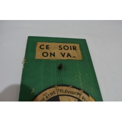 Ce soir on va .. Roulette murale jeux nouveaux reunis jeu ancien comptoir planche