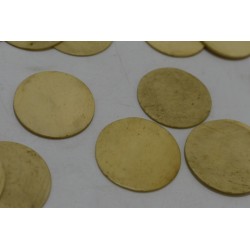 Lot de 35 jetons rond os blanc jeux de société jeu mises paris plaque poker cartes