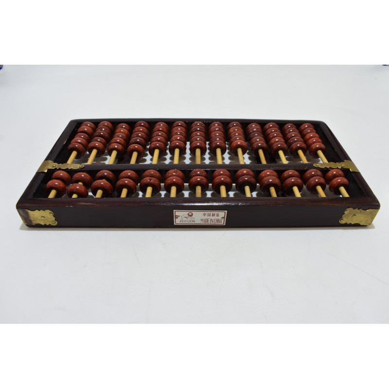 Red Lion boulier bois jeu compte points boule little flower abacus acajou