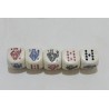 Poker d'as jeu de dés jeux de société dé lot de 5