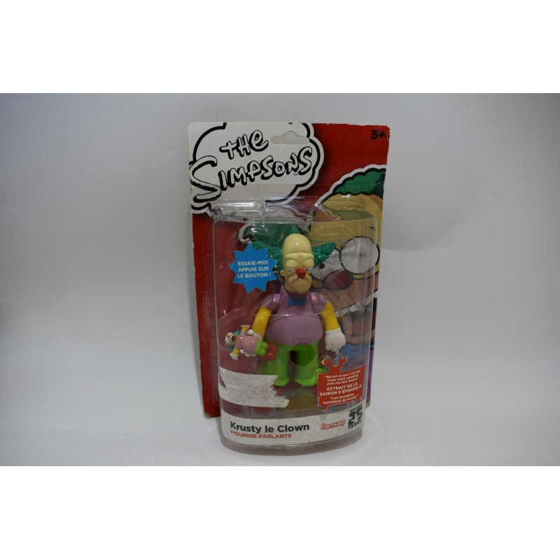 The Simpsons Figurine Parlante Krusty le clown Edition lansay 25 years film dessins animés collector