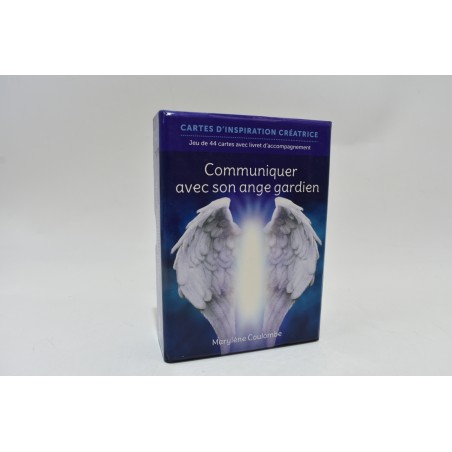 Communiquez avec son ange gardien Jeu de cartes d'inspiration créatrice et livret jeux divination