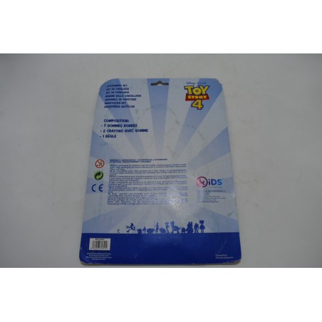Toy Story 4 disney pixar Ensemble de papeterie 10 pièces set gommes crayons règles école