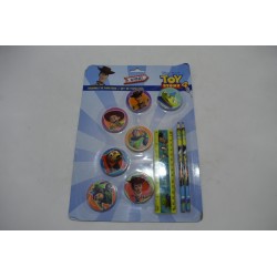 Toy Story 4 disney pixar Ensemble de papeterie 10 pièces set gommes crayons règles école