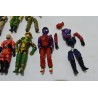 Lot de G I JOE figurines Hasbro 1988 vintage retro gaming armes personnages stalker cobra kaido lanard