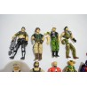 Lot de G I JOE figurines Hasbro 1988 vintage retro gaming armes personnages stalker cobra kaido lanard