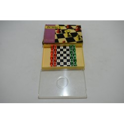Jeu D'Echecs de voyage vintage jeux de société plastique coffret échec échiquier plateau coffret