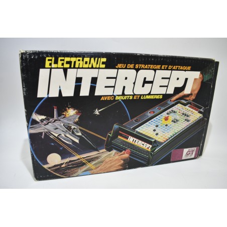 Electronic Intercept jeu de strategie et d'attaque jeux de société electronique 1978 leisure