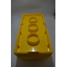 Lego Brique Jaune boite de rangement empilable 50 X 18 X 25  cms coffre a jouet