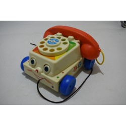 Fisher Price toys Telephone roulant mattel 2009 reedition jeu jouet vintage figurine tel