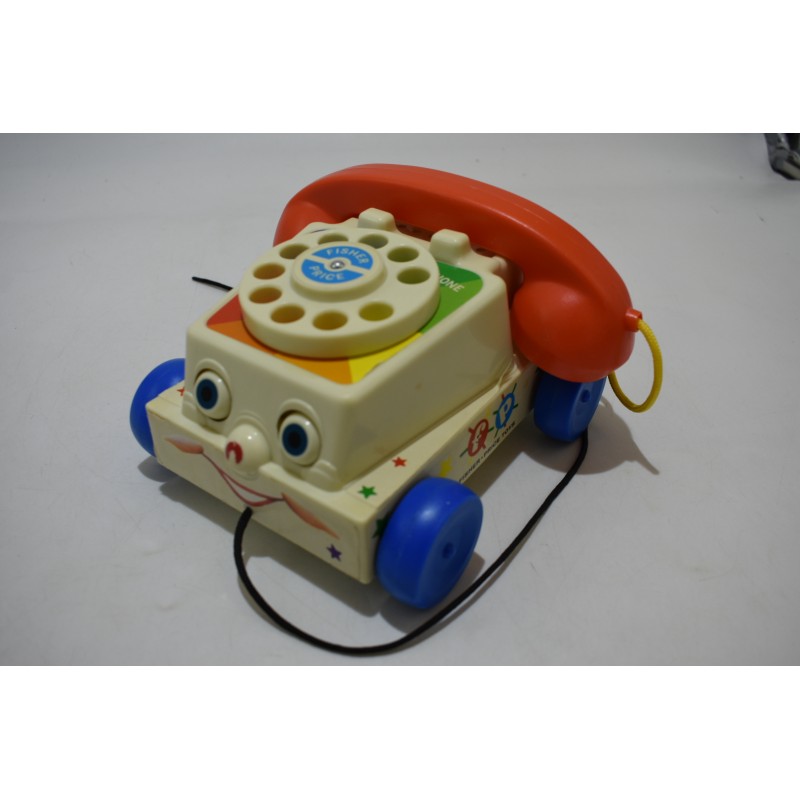 Fisher Price toys Telephone roulant mattel 2009 reedition jeu jouet vintage figurine tel