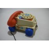 Fisher Price toys Telephone roulant mattel 2009 reedition jeu jouet vintage figurine tel