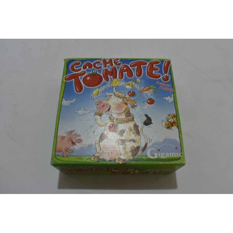 Cache Tomate ! Edition Gigamic jeu de société la ferme animaux fruits legumes