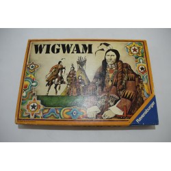 Wigwam 1977 edition ravensburger jeu de société jeux tribus chef indiens guerre