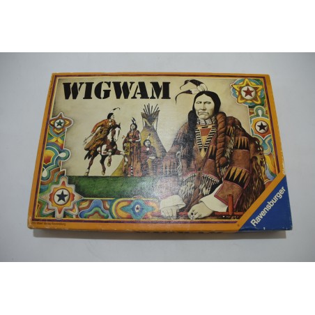 Wigwam 1977 edition ravensburger jeu de société jeux tribus chef indiens guerre