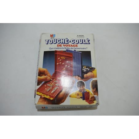 Touché Coulé de voyage Mb jeux 1982 jeu de société portable bataille navale battleship