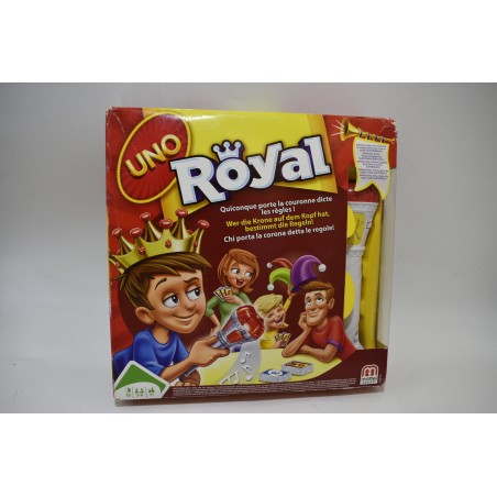 Uno Royal Mattel games jeu de société électronique sceptre roi jeux couronne