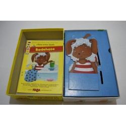 Le bain de trempette Edition Haba jeu de société lapin baignoire canard animaux bain