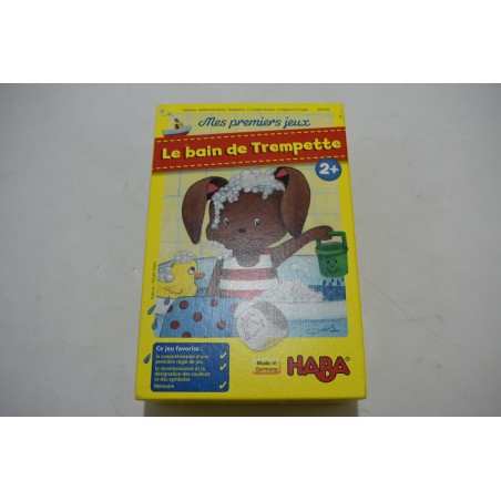Le bain de trempette Edition Haba jeu de société lapin baignoire canard animaux bain