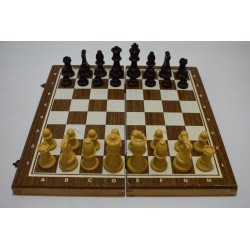 Jeu d'Echecs coffret plateau pliant look staunton jeux echec