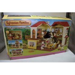 Sylvanian Families Red Roof Country Home 5480 jeu jouet figurine Edition Epoch manoir caché lumières