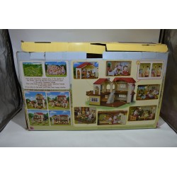 Sylvanian Families Red Roof Country Home 5480 jeu jouet figurine Edition Epoch manoir caché lumières