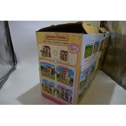 Sylvanian Families Red Roof Country Home 5480 jeu jouet figurine Edition Epoch manoir caché lumières